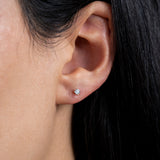 Button Diamond Piercing