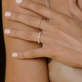 Raffia Diamond Ring