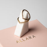 Raffia Diamond Ring